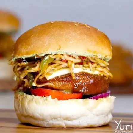 Indian Style Veg Burger
